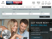 Tablet Screenshot of harryrobinsonbuickgmc.com